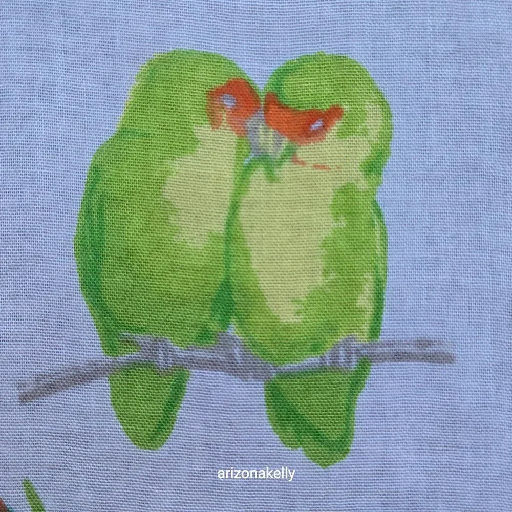 Talbots Lightweight Scarf Parrots Macaw Lovebird Bird